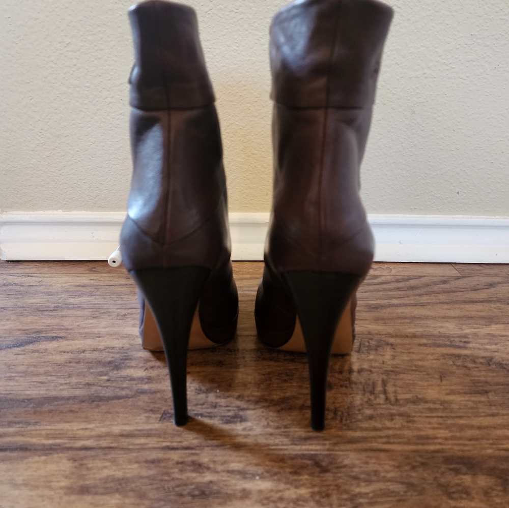 Just Cavalli booties,40,Brown leather